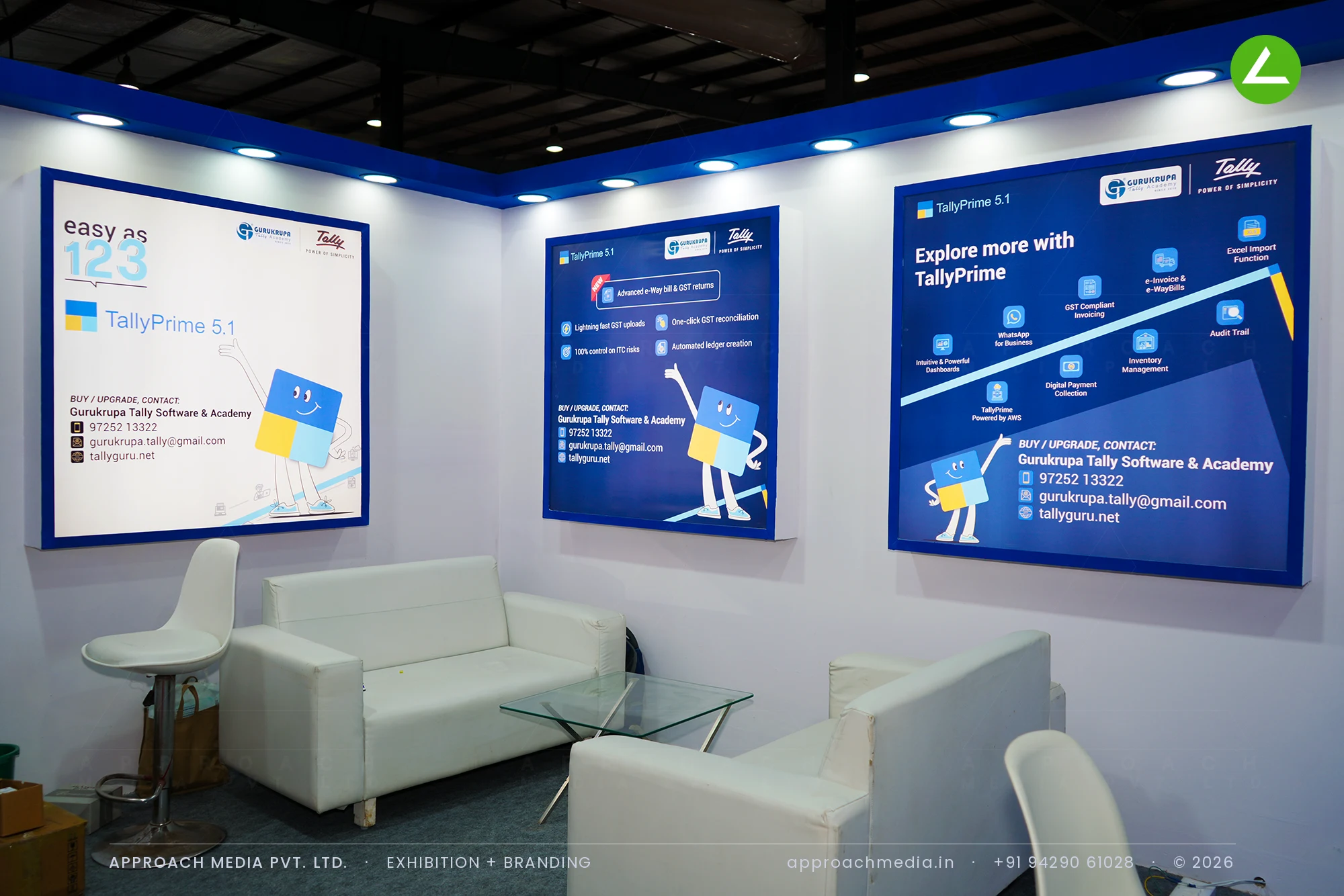 Gurukrupa Tally Software & Academy: Exhibition Stall Design at GPBS Gandhinagar — photo 3