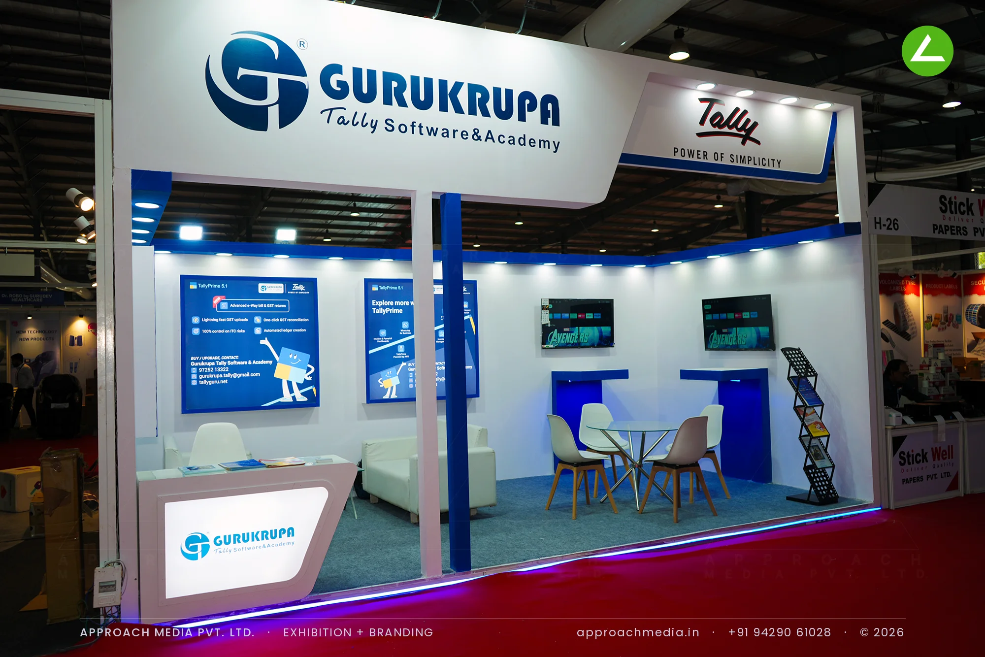 Gurukrupa Tally Software & Academy: Exhibition Stall Design at GPBS Gandhinagar — photo 2