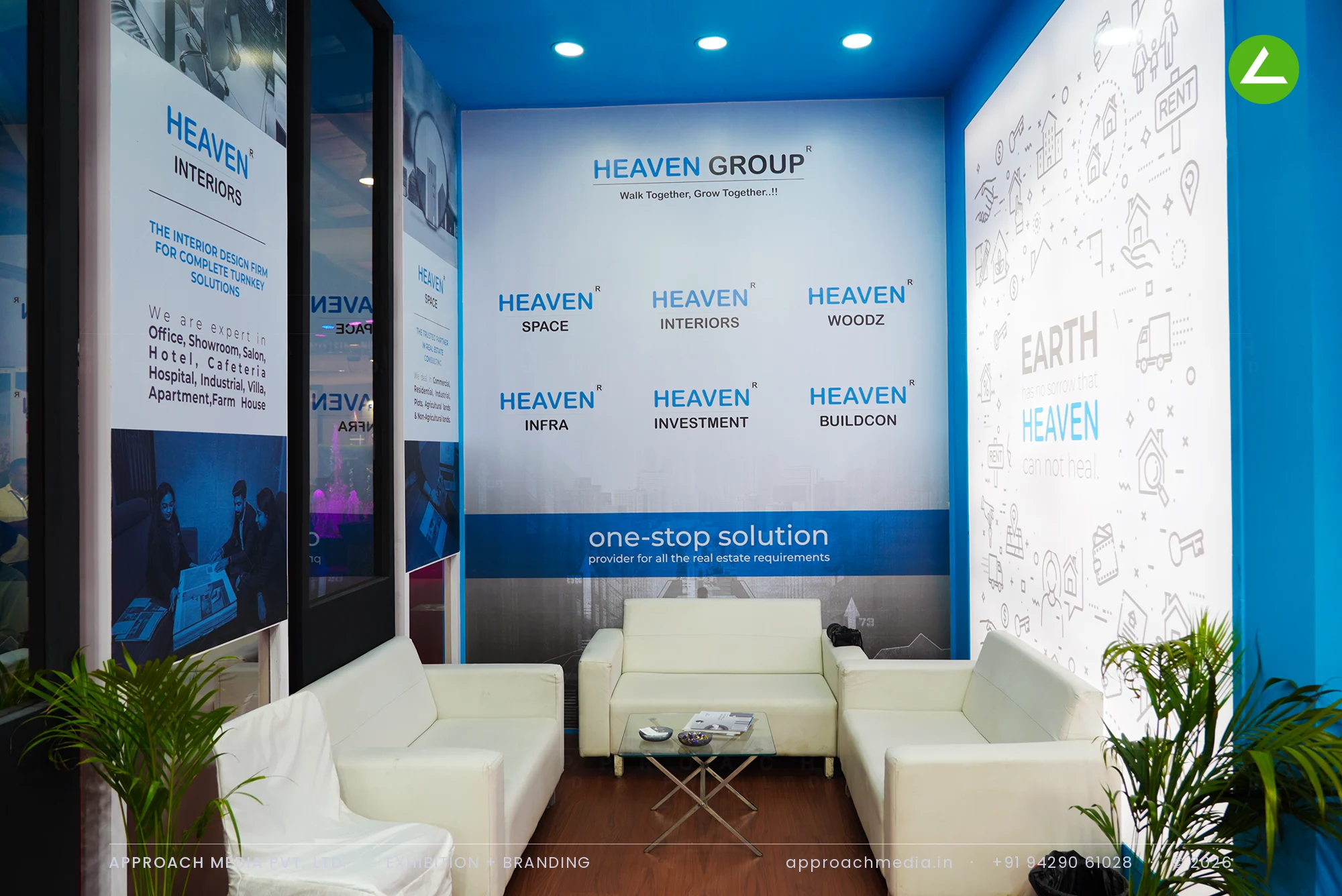 Heaven Group — 36 sqm Exhibition Stall Design at GPBS Gandhinagar 2025 — photo 2