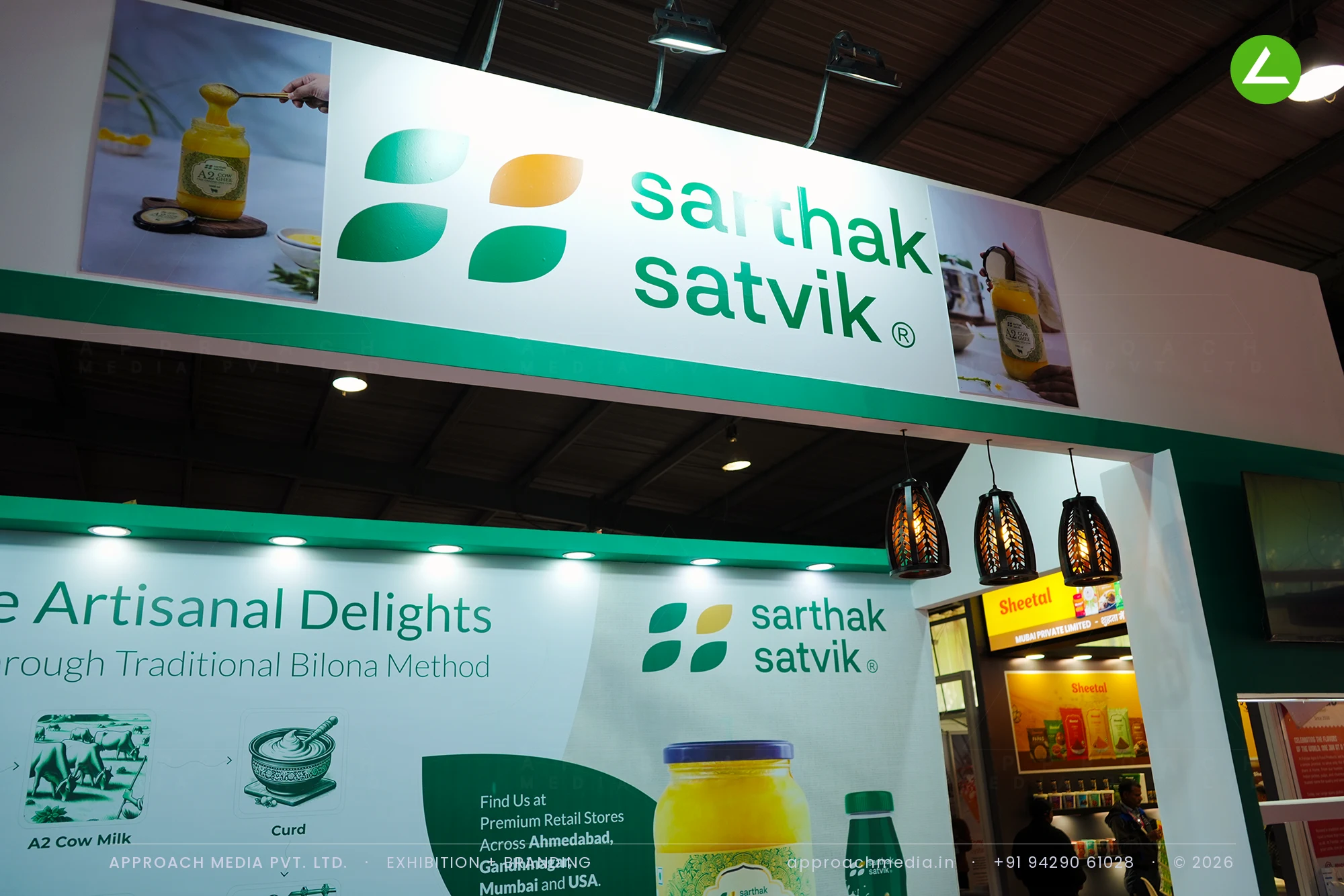 Sarthak Satvik at GPBS Gandhinagar — Exhibition Stall Design for an A2 Ghee Brand — photo 2
