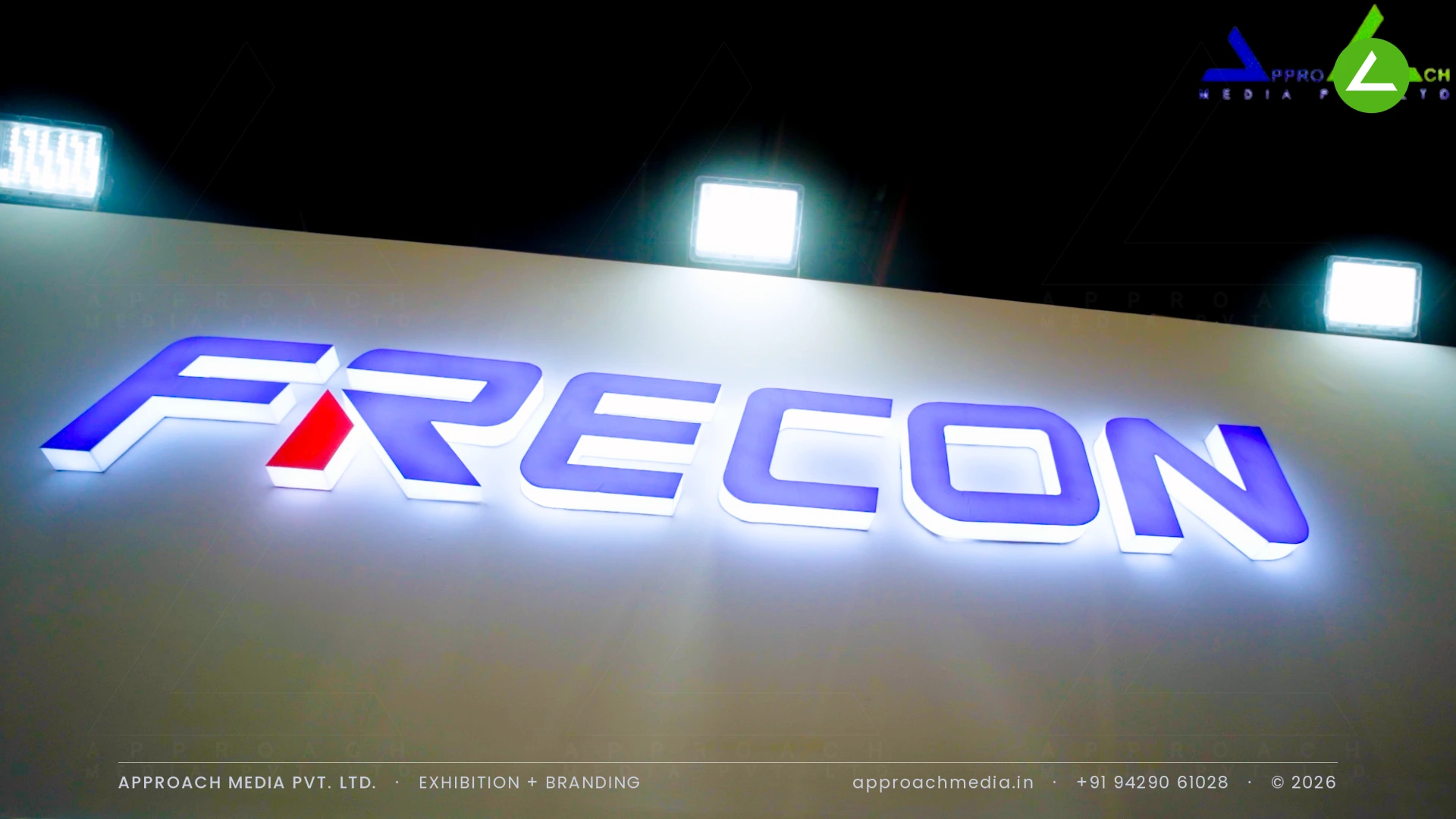Frecon and Themis Automation share a 36 sqm exhibition stall design at REI Expo Greater Noida — photo 4