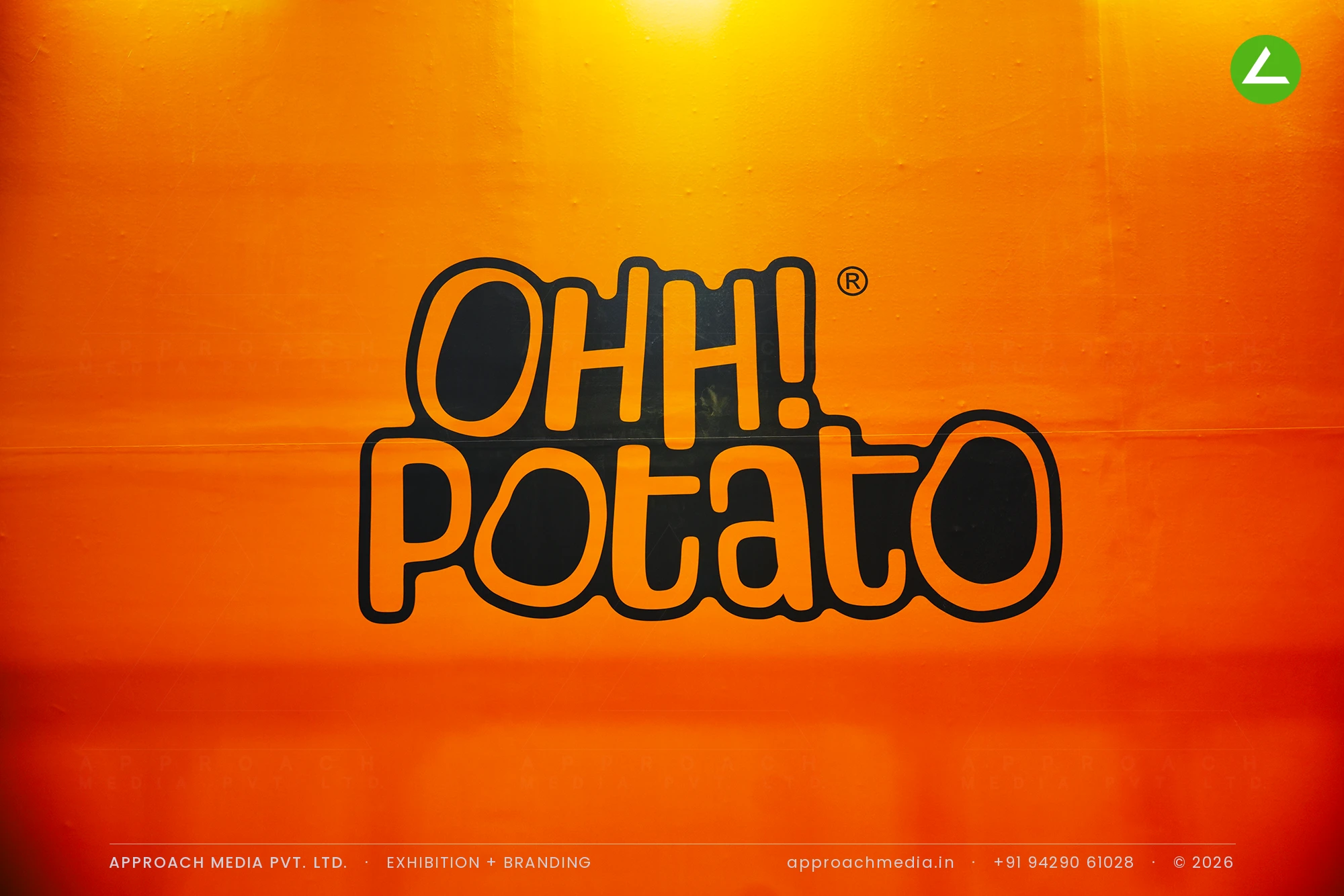 Ohh! Potato - 80 sqm exhibition stall design at Aahar New Delhi — photo 2