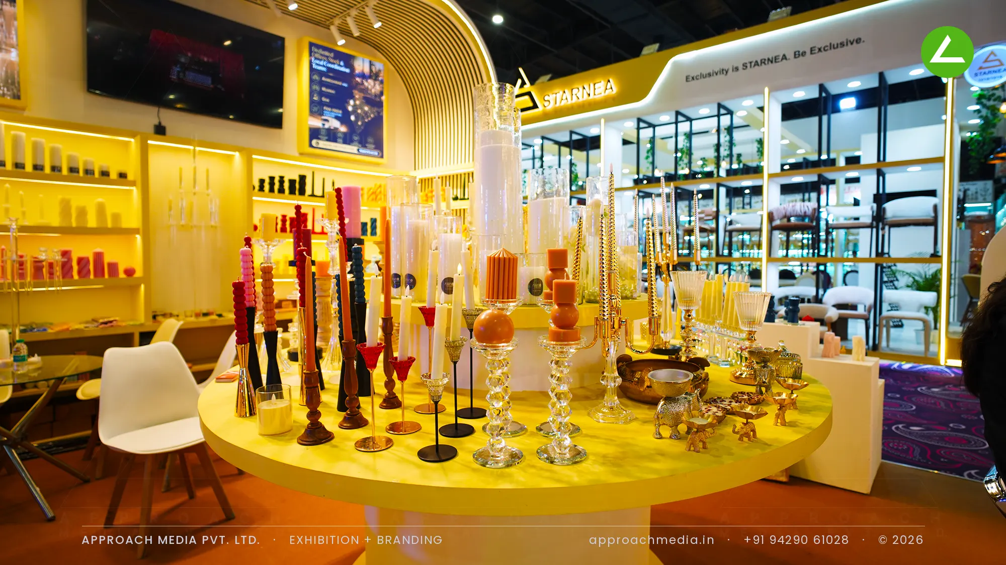 Awax Studio: 30 sqm Exhibition Stall Design at Aakar Expo Greater Noida 2026 — photo 2