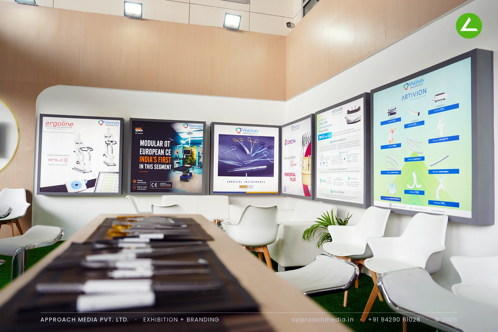 Visionary: 36 sqm Exhibition Stall Design at CABG Gandhinagar 2026 — photo 3