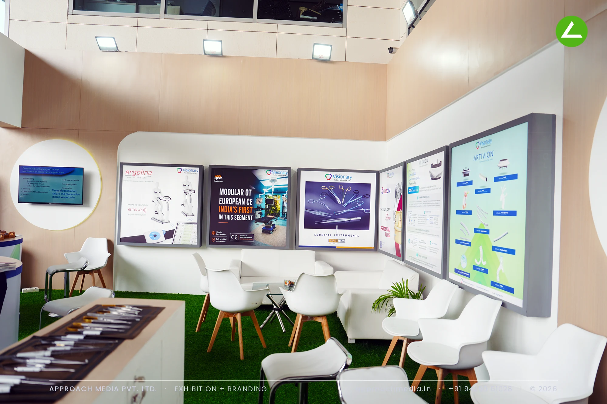 Visionary: 36 sqm Exhibition Stall Design at CABG Gandhinagar 2026 — photo 2