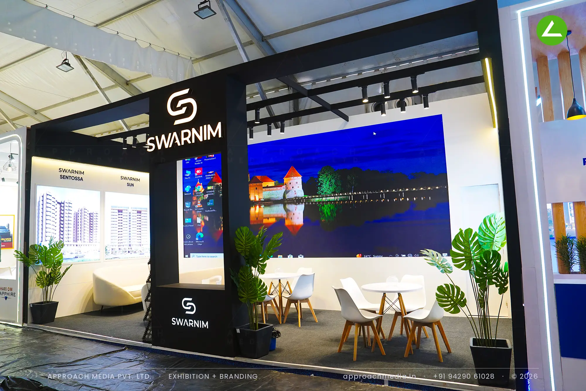 Swarnim Exhibition Stall Design at GIHED Property Show Ahmedabad 2026 — photo 4