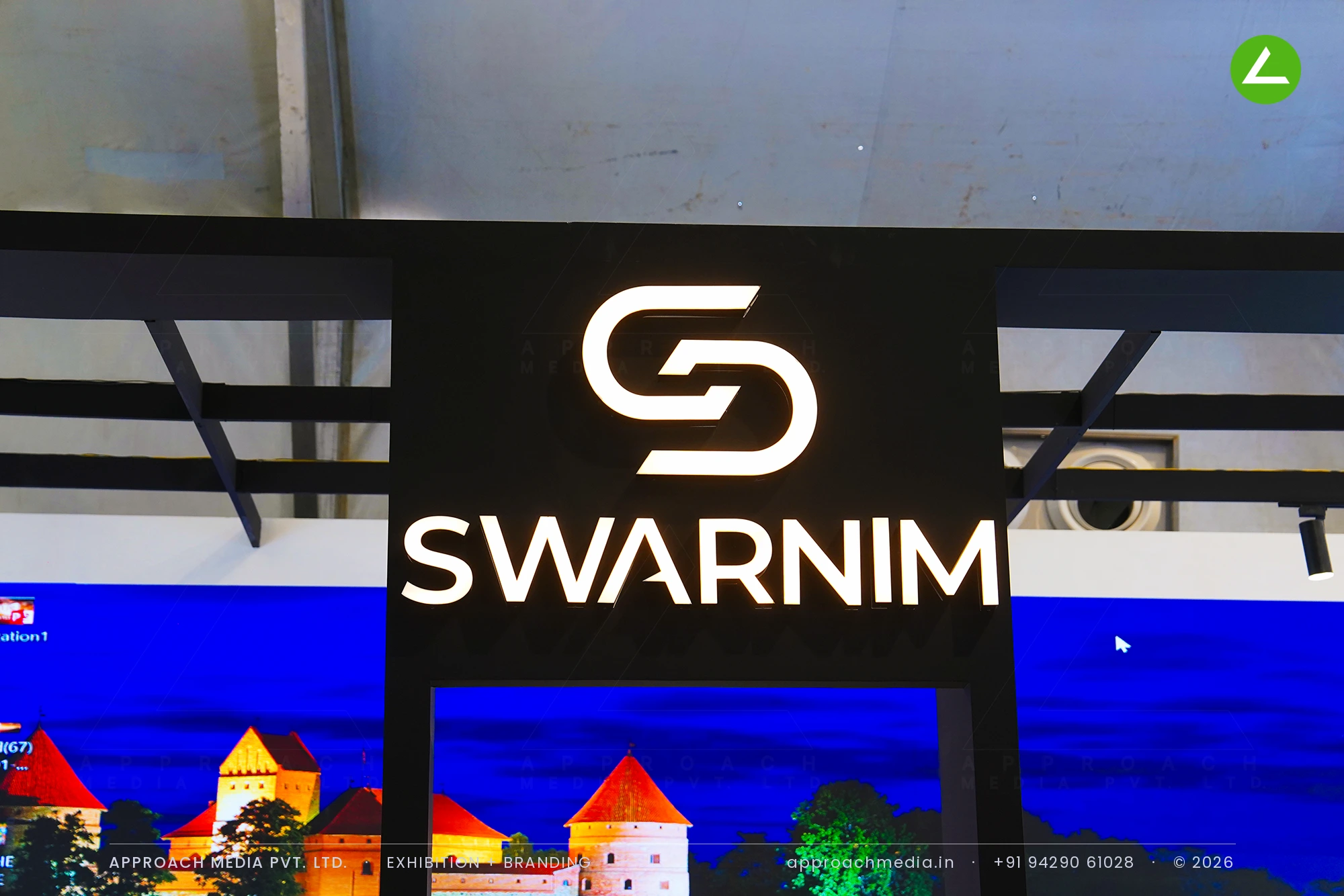 Swarnim Exhibition Stall Design at GIHED Property Show Ahmedabad 2026 — photo 3