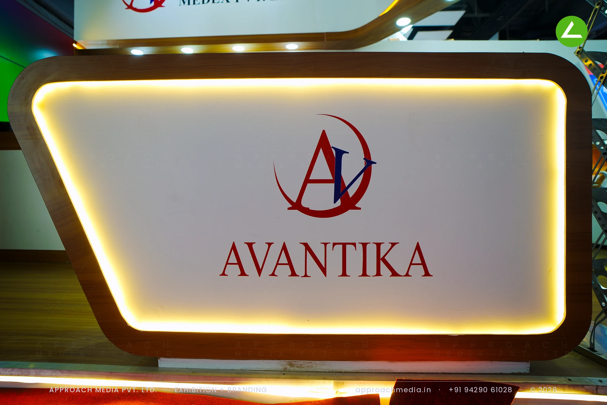 Avantika: 24 sqm Exhibition Stall Design at IPHEX New Delhi 2026 — photo 4