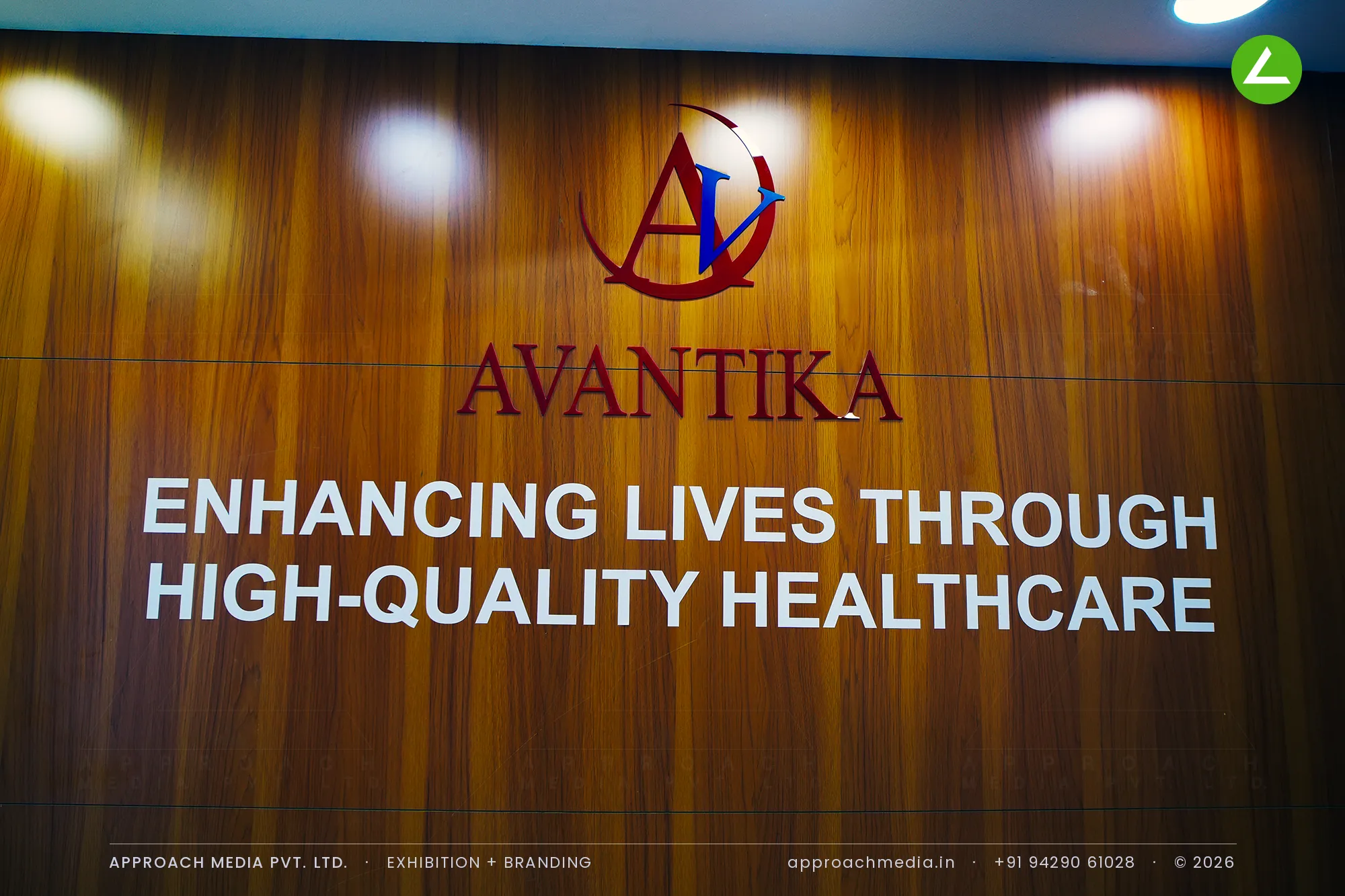 Avantika: 24 sqm Exhibition Stall Design at IPHEX New Delhi 2026 — photo 3