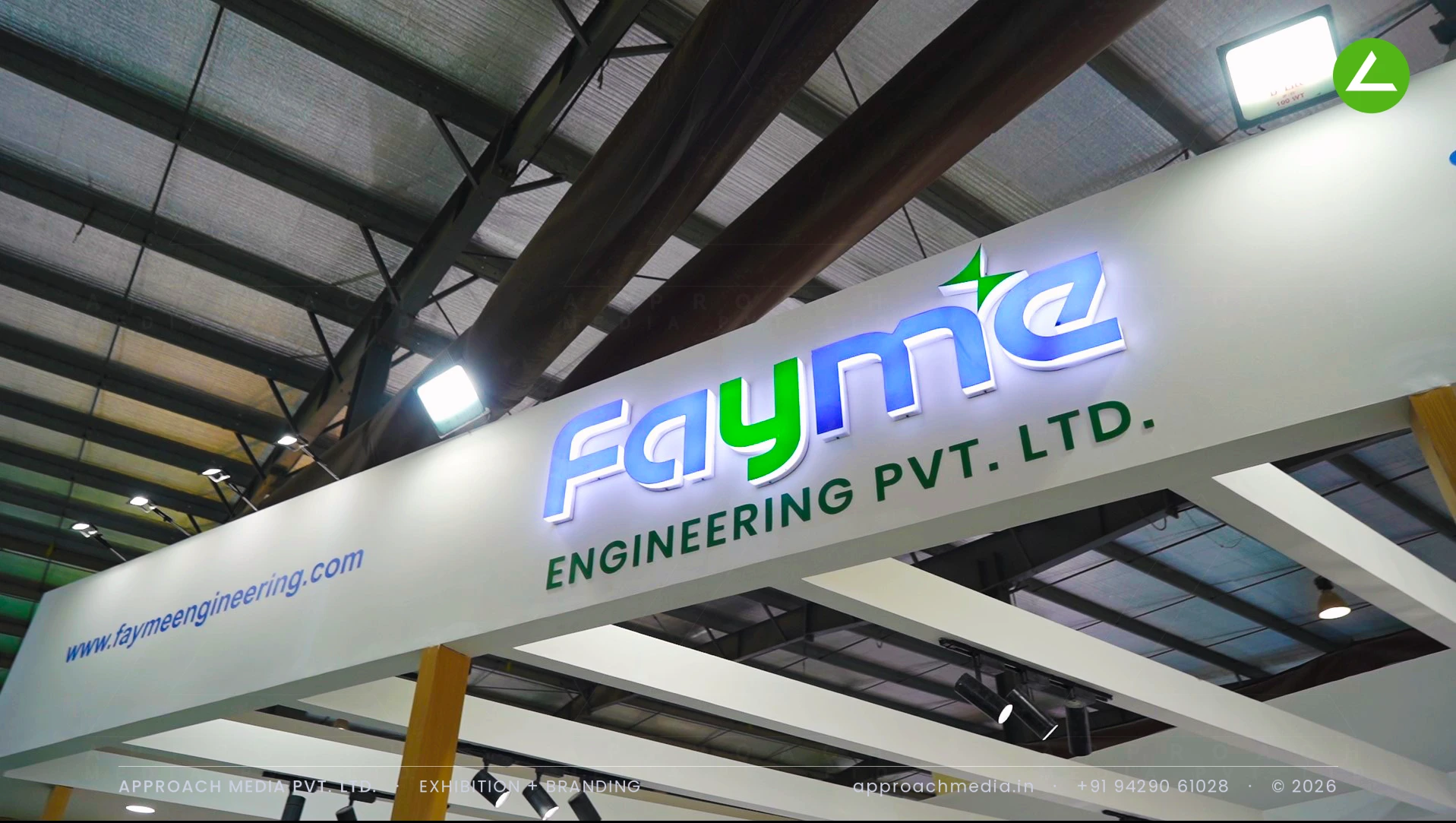 Fayme Engineering — 70 sqm Exhibition Stall Design at Pharmatech Expo Gandhinagar — photo 4