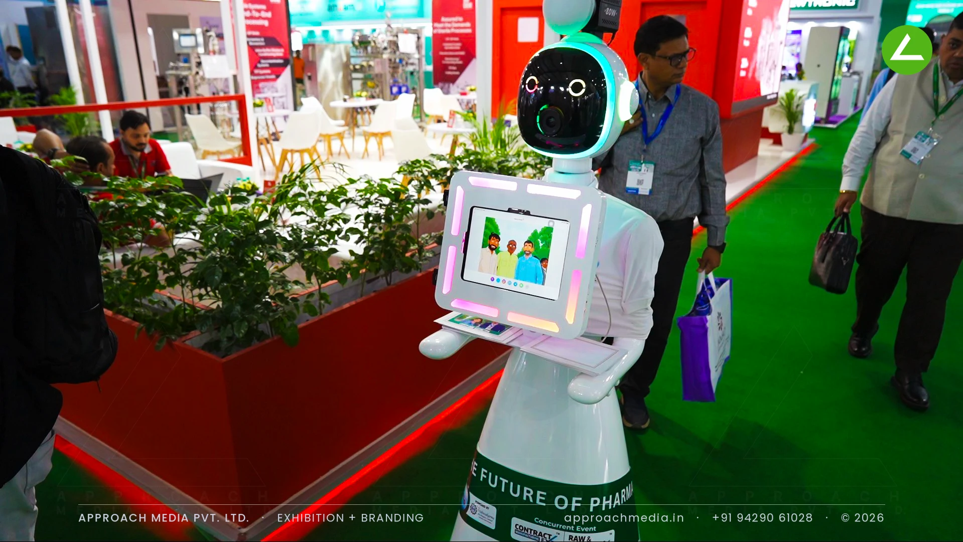 Sharp Process Equipments: 70 sqm Machinery Stall Design, Pharmatech Expo Gandhinagar 2026 — photo 2