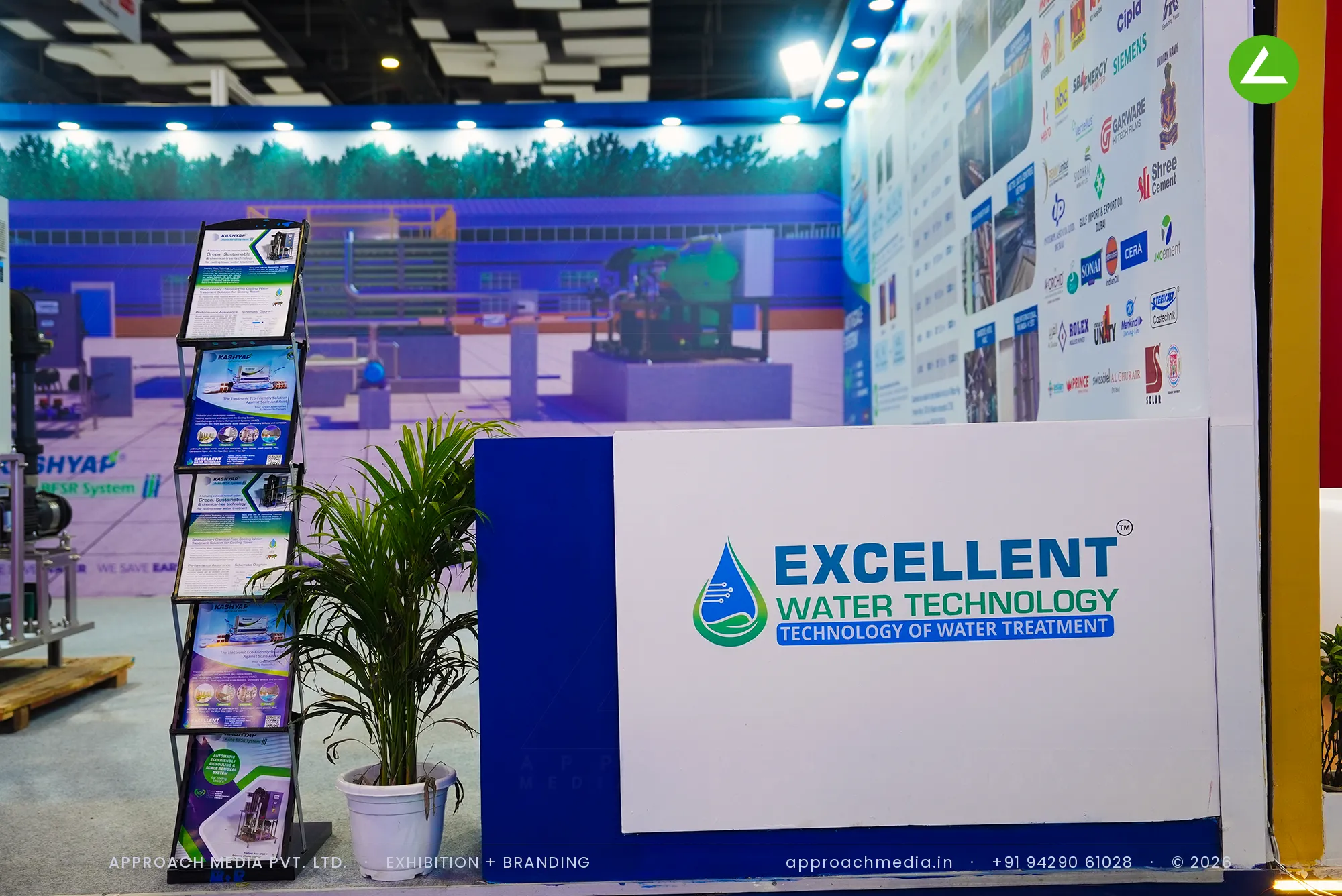 Kashyap anti-scale systems: exhibition stall design at PlastIndia New Delhi — photo 4
