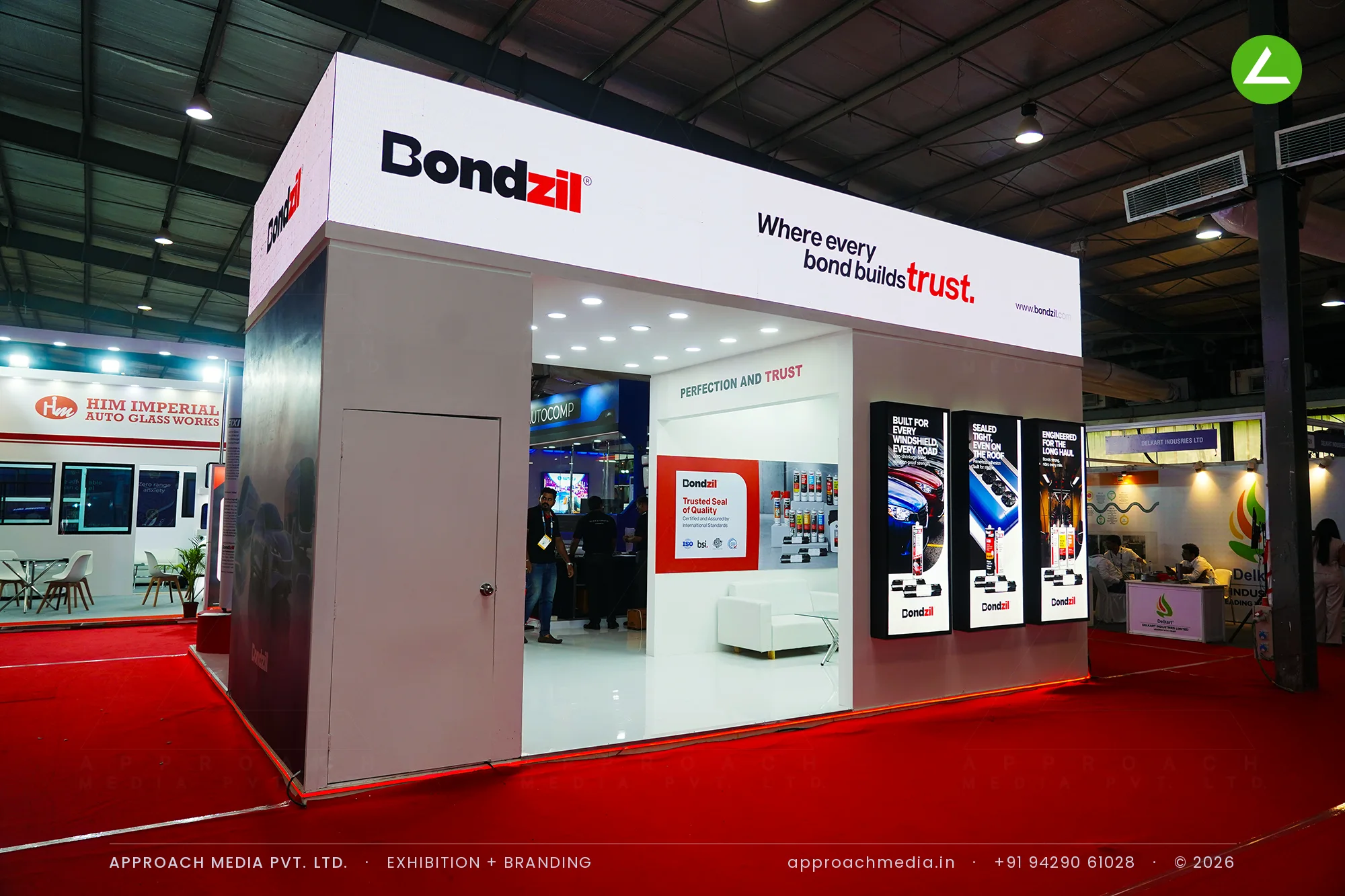 Bondzil: 42 sqm Exhibition Stall Design at Prawaas Gandhinagar 2026 — photo 3