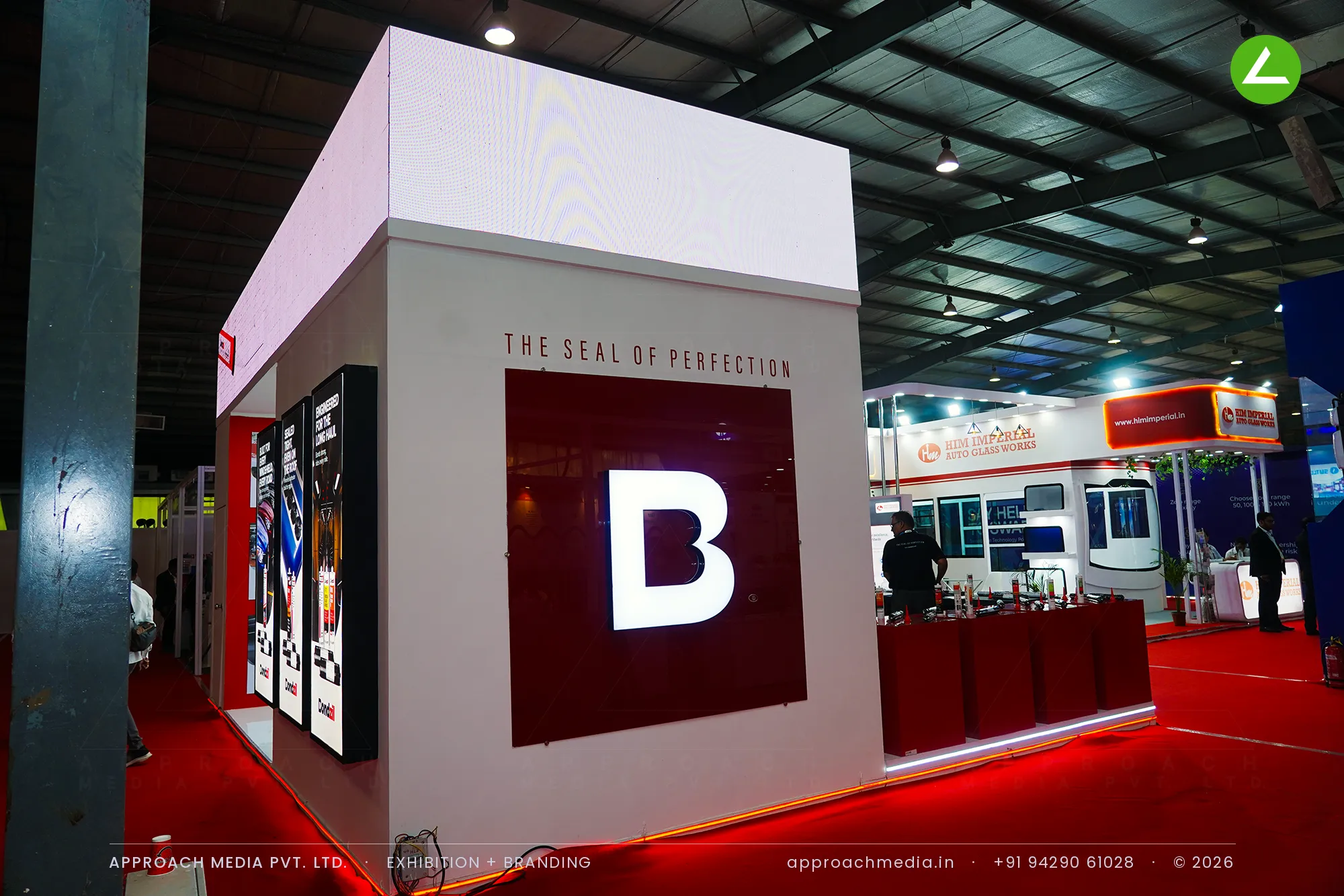 Bondzil: 42 sqm Exhibition Stall Design at Prawaas Gandhinagar 2026 — photo 4