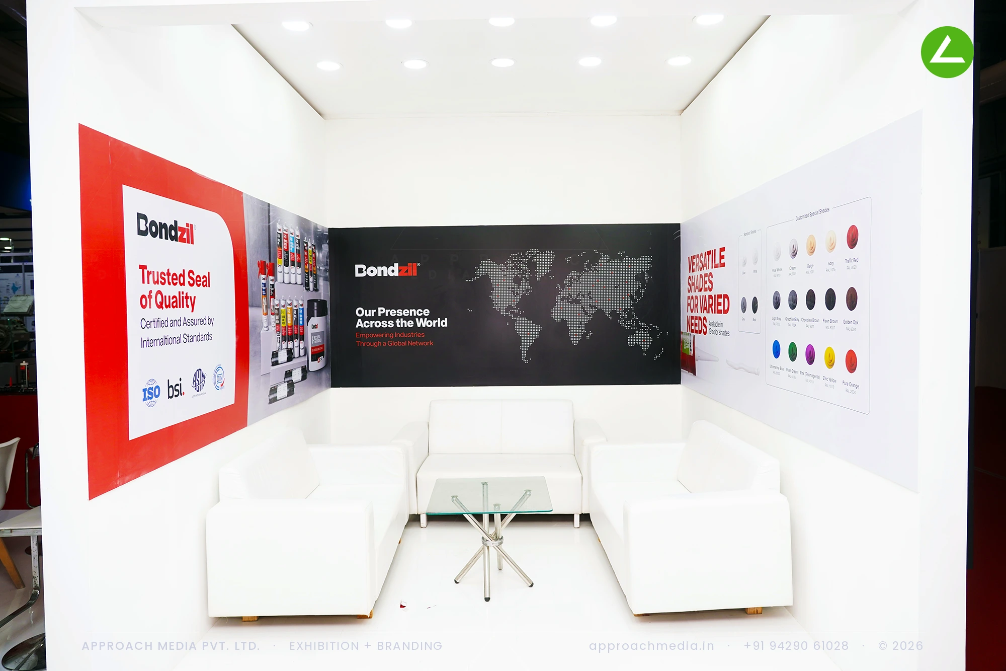 Bondzil: 42 sqm Exhibition Stall Design at Prawaas Gandhinagar 2026 — photo 2