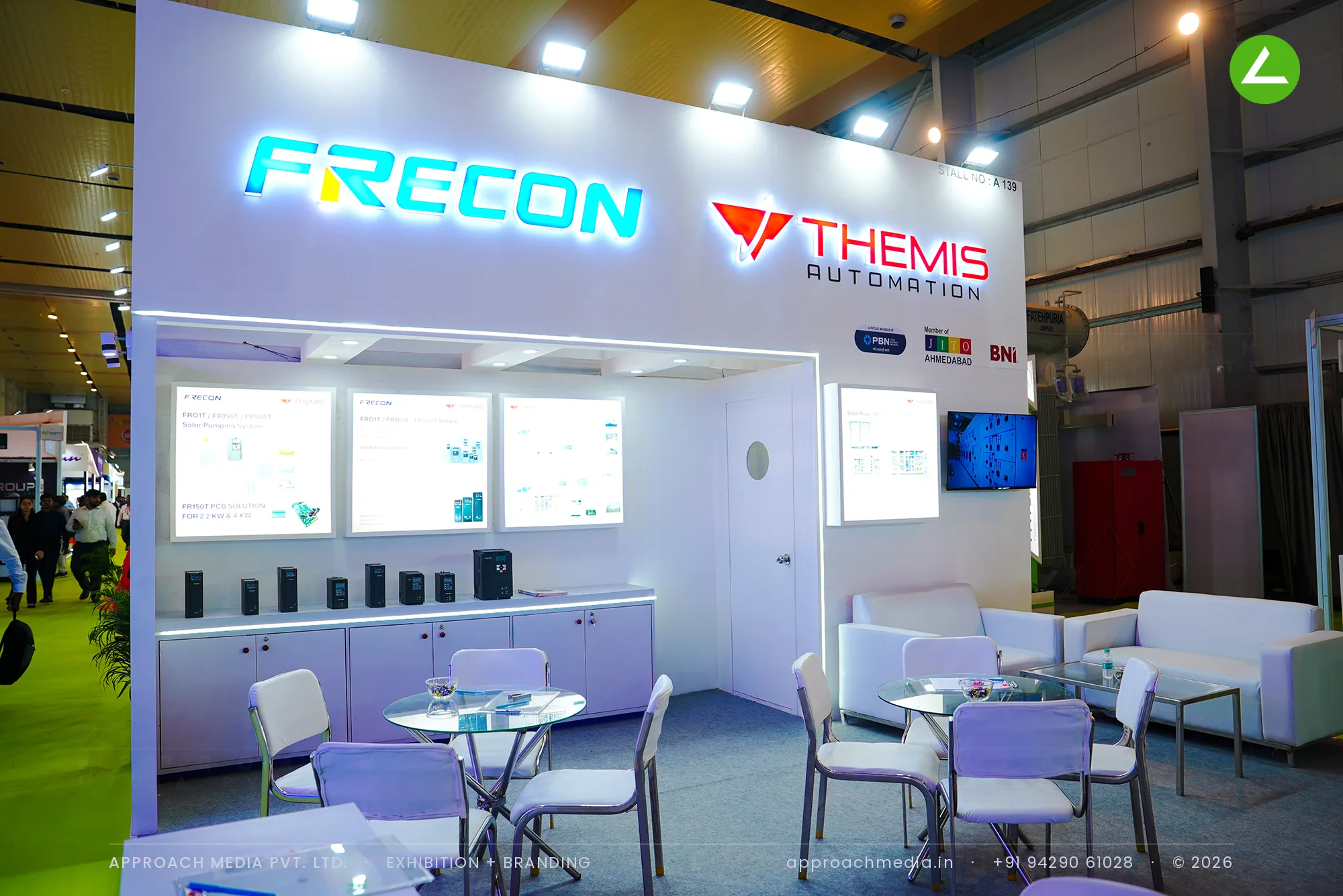 Themis Automation Exhibition Stall Design at REI Greater Noida 2026 — photo 3