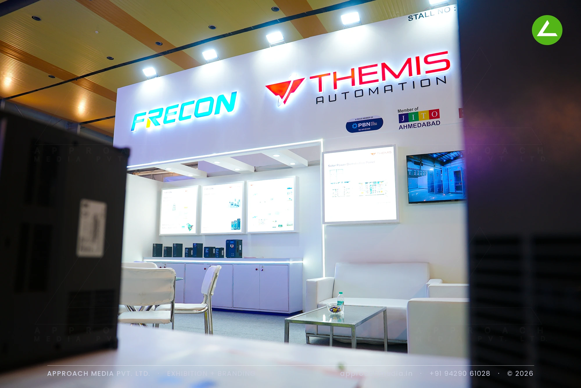 Themis Automation Exhibition Stall Design at REI Greater Noida 2026 — photo 4