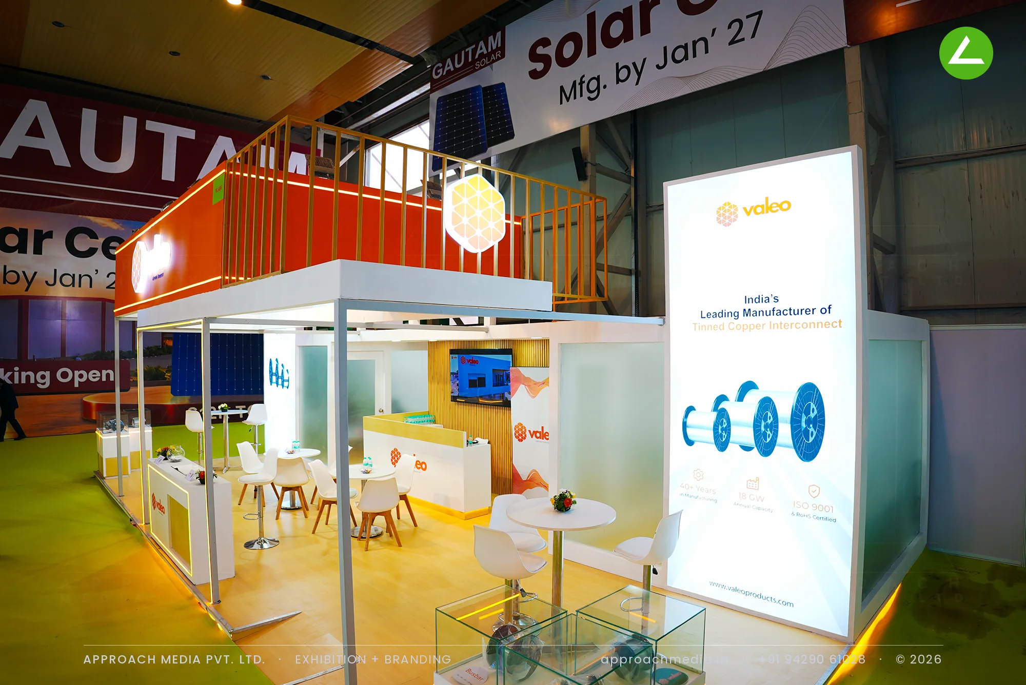 Valeo Exhibition Stall Design at REI Greater Noida 2026 — photo 4