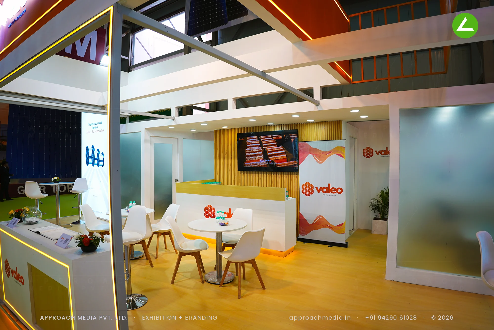Valeo Exhibition Stall Design at REI Greater Noida 2026 — photo 3