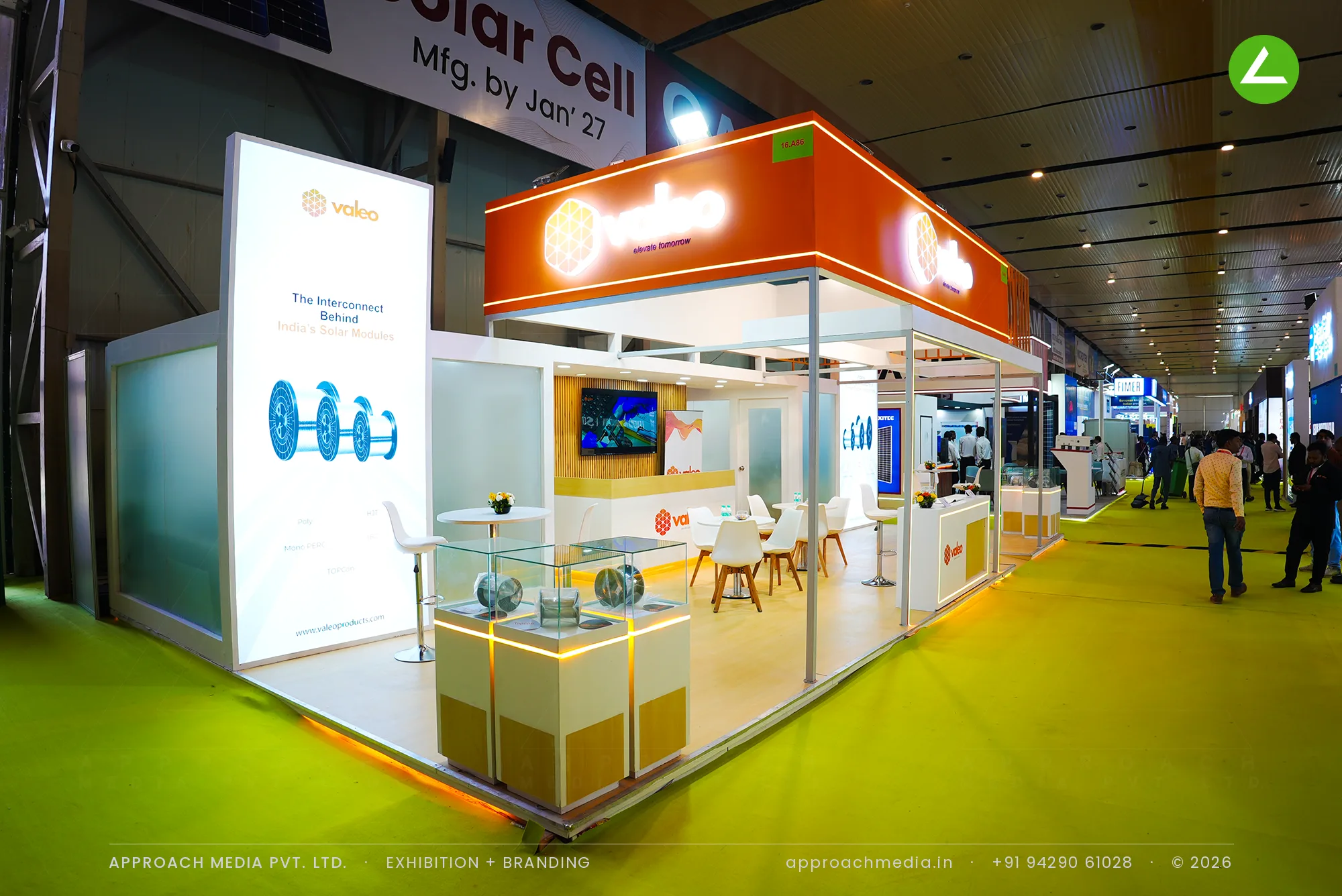 Valeo Exhibition Stall Design at REI Greater Noida 2026 — photo 2