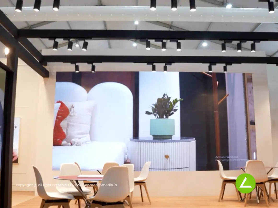 Real Estate Exhibition Stall Design at ABD Approach Ahmedabad — Golden Group — photo 3
