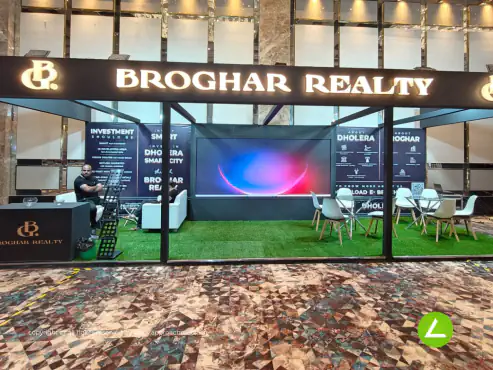Smart City Pavilion Exhibition Stall Design at Builder & Real Estate Expo Ahmedabad — Dholera Smart City — photo 4