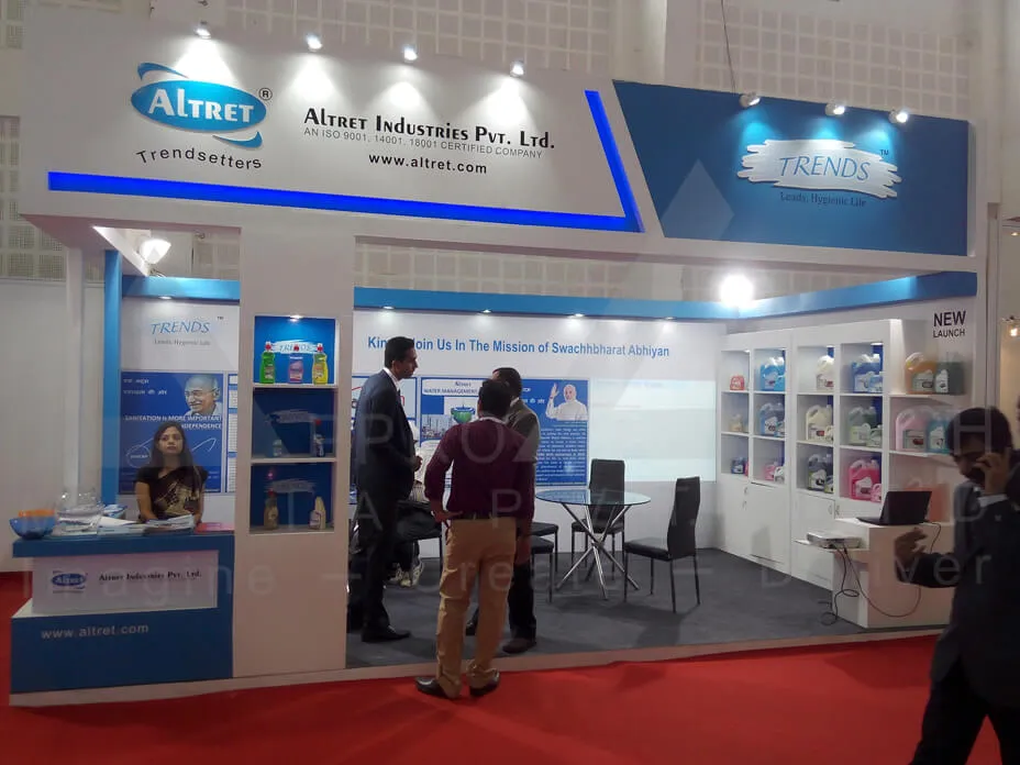 Water Treatment Chemicals Exhibition Stall Design at Clean India Expo Noida Altret — Altret Industries — photo 2