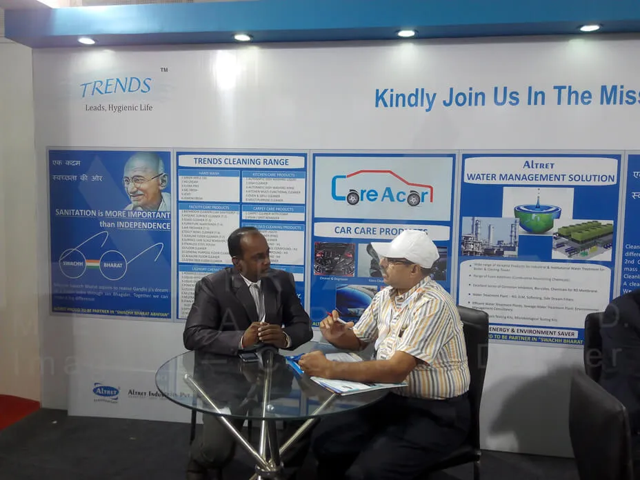 Water Treatment Chemicals Exhibition Stall Design at Clean India Expo Noida Altret — Altret Industries — photo 3