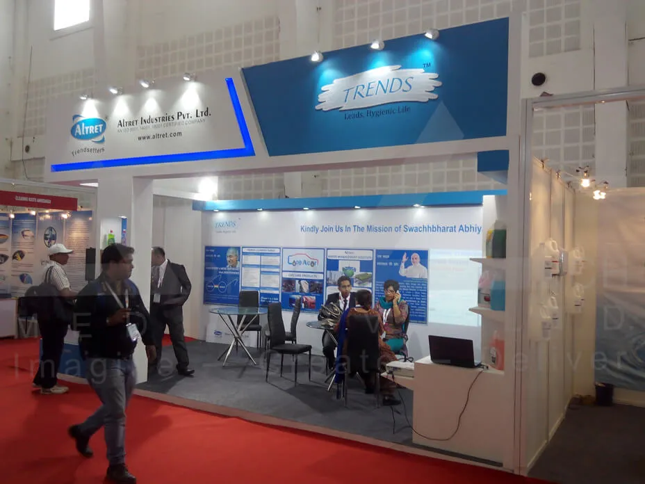 Water Treatment Chemicals Exhibition Stall Design at Clean India Expo Noida Altret — Altret Industries — photo 4
