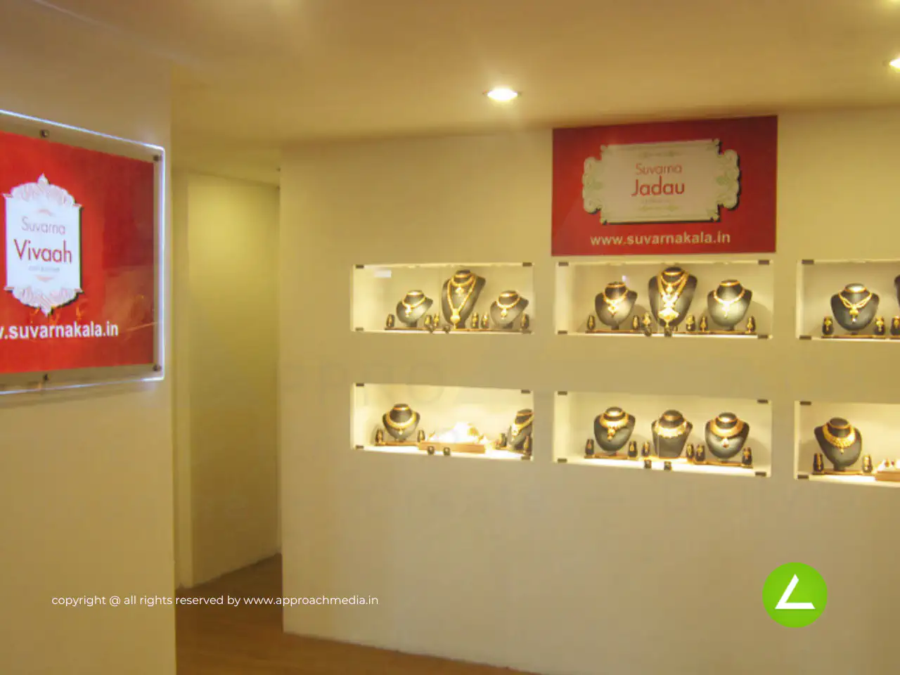 Designer Jewellery Exhibition Stall Design at GGJS Ahmedabad Edition — Suvarnakala — photo 3