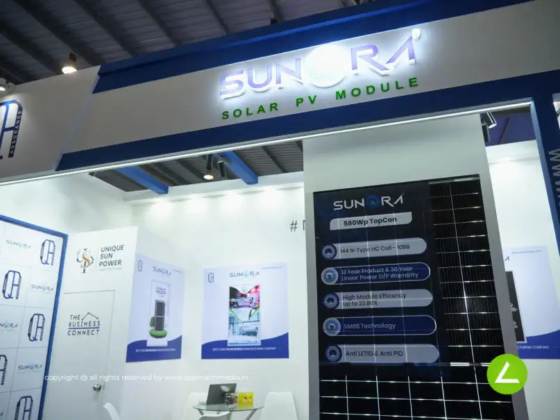 Solar Energy Exhibition Stall Design at Intersolar Mumbai — Sunora — photo 2