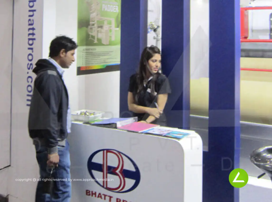 Textile Machinery Exhibition Stall Design at India ITME Mumbai — Bhatt Bros — photo 2