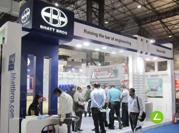 Textile Machinery Exhibition Stall Design at India ITME Mumbai — Bhatt Bros — photo 4