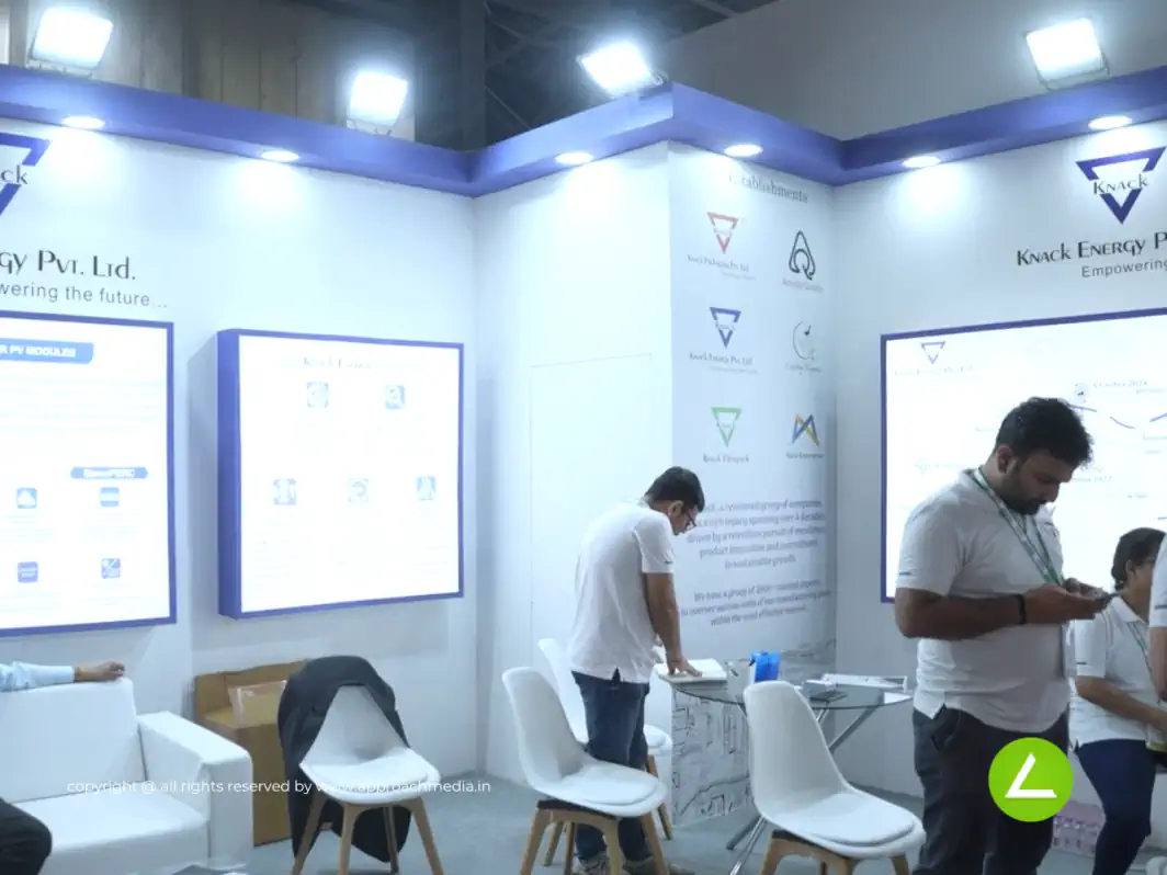Energy Solutions Exhibition Stall Design at Plexpo Gandhinagar — Knack Energy — photo 2