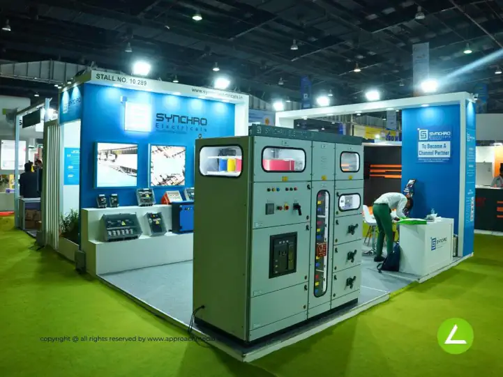 Electrical Solar Exhibition Stall Design at REI Expo Delhi — Synchro Electricals — photo 2