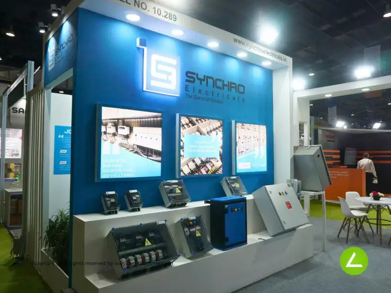 Electrical Solar Exhibition Stall Design at REI Expo Delhi — Synchro Electricals — photo 4