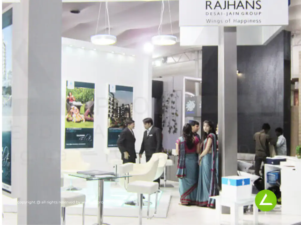 Real Estate Exhibition Stall Design at SBA Property Show 2012 Mumbai Rajhans — Rajhans Group — photo 2