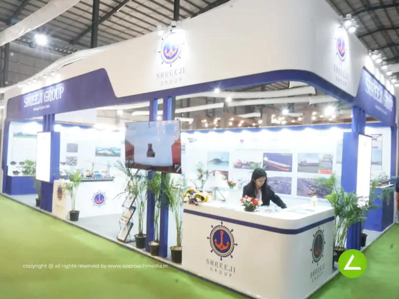 Engineering & Logistics Exhibition Stall Design at Semicon India Noida — Shreeji Group — photo 2