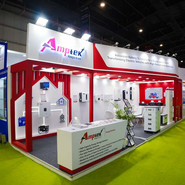 Battery exhibition stall design