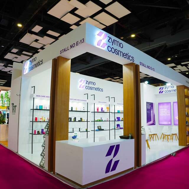 Cosmetics exhibition stall design
