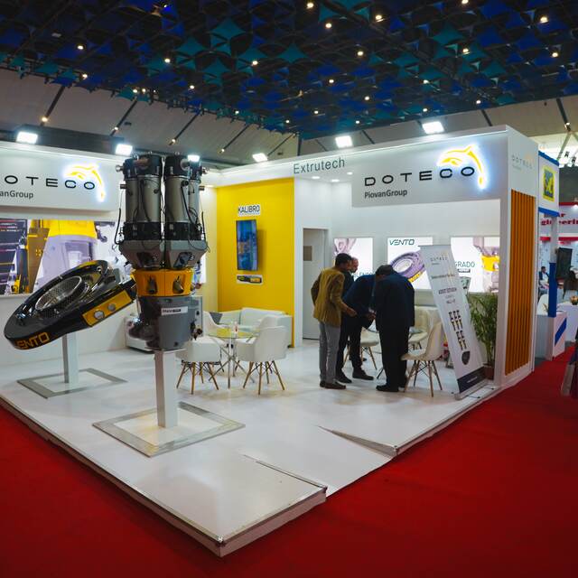 Plastic exhibition stall design